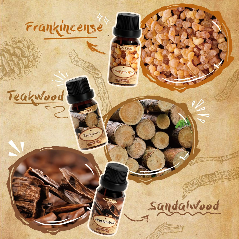 SALKING Sandalwood bottle adds soothing, rich room depth