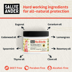 SALLYEANDER No Bite Me applies a small dab on skin for quick insect relief