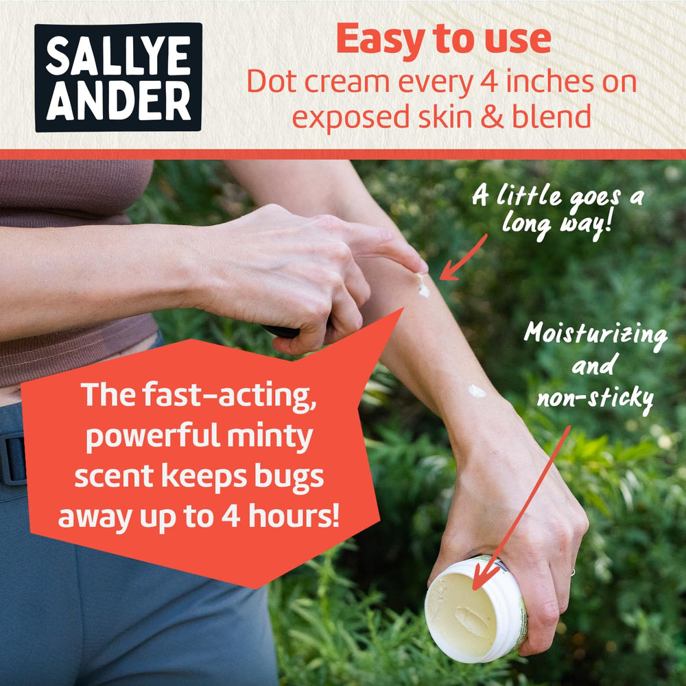 SALLYEANDER No Bite Me eco-friendly, DEET-free formula for family protection