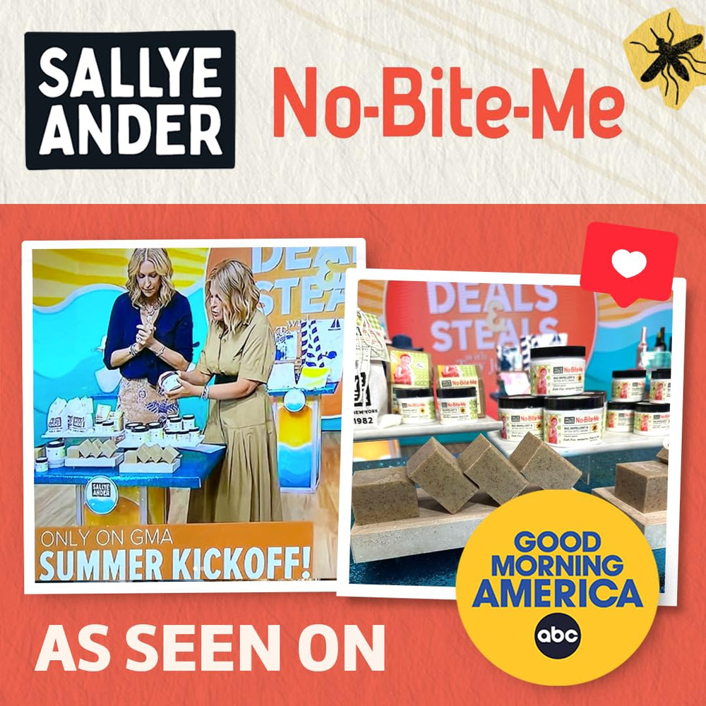 SALLYEANDER No Bite Me is kid-friendly protection for outdoor outings.