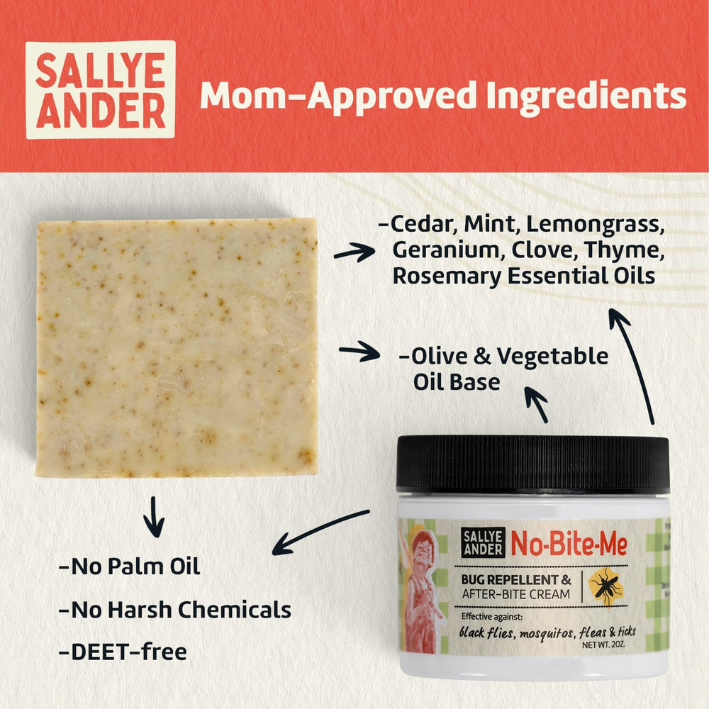 SALLYEANDER No Bite Me used during outdoor adventures for protection.