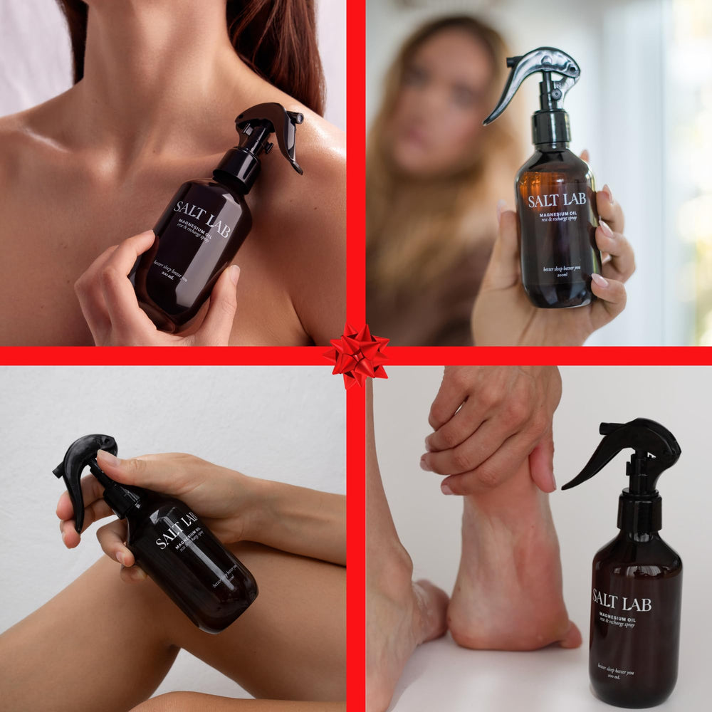 SALT LAB Magnesium Oil Spray ideal for bedtime rituals