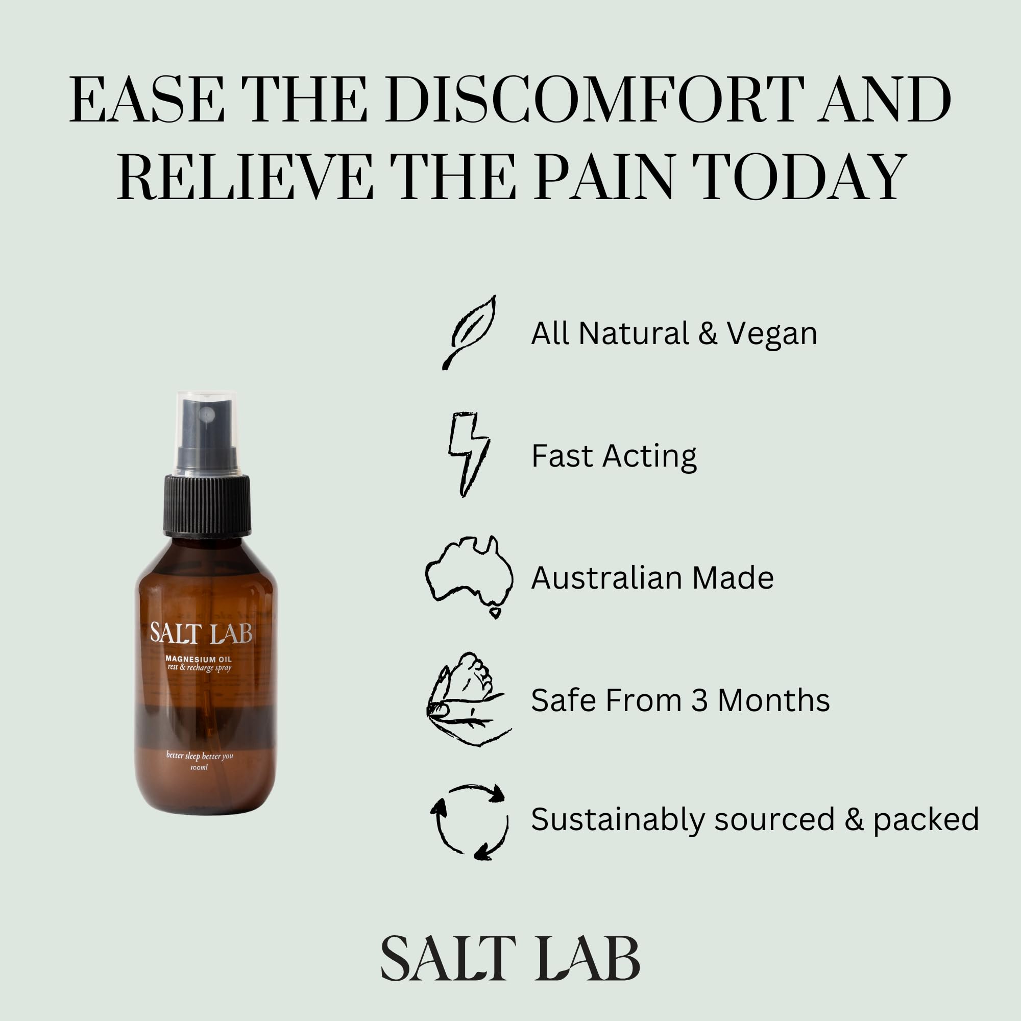 Close-up of fragrance-free formula applied to skin with no greasy residue.