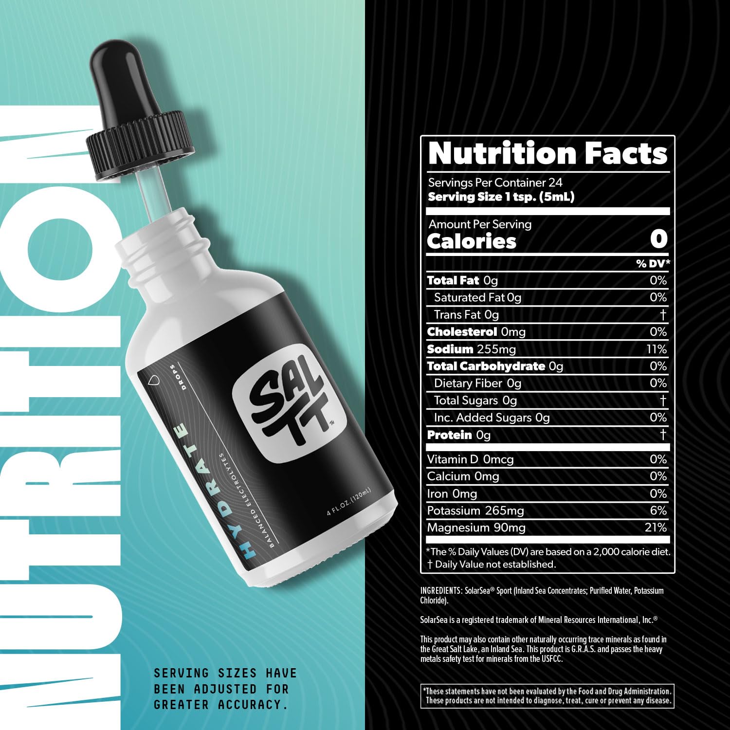 Keto Chow SALTT Hydrate 8.3oz refill bottle pictured