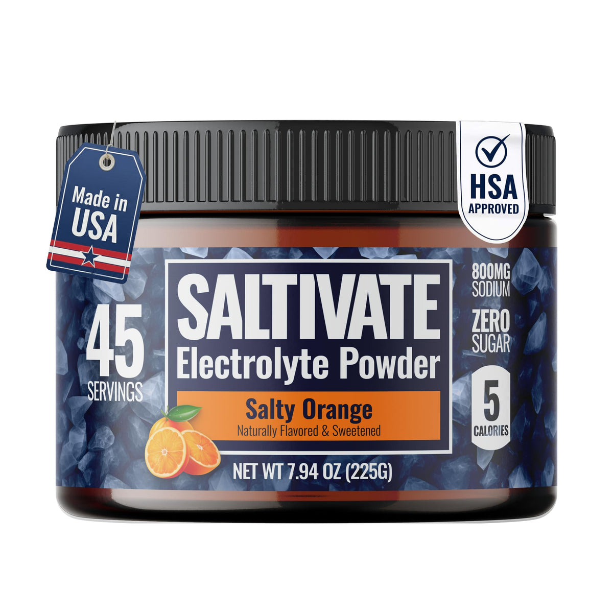 Saltivate high-sodium electrolytes bottle ready for on-the-go hydration after workouts