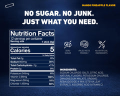Saltivate Mango Pineapple Electrolytes pour into water for quick hydration.