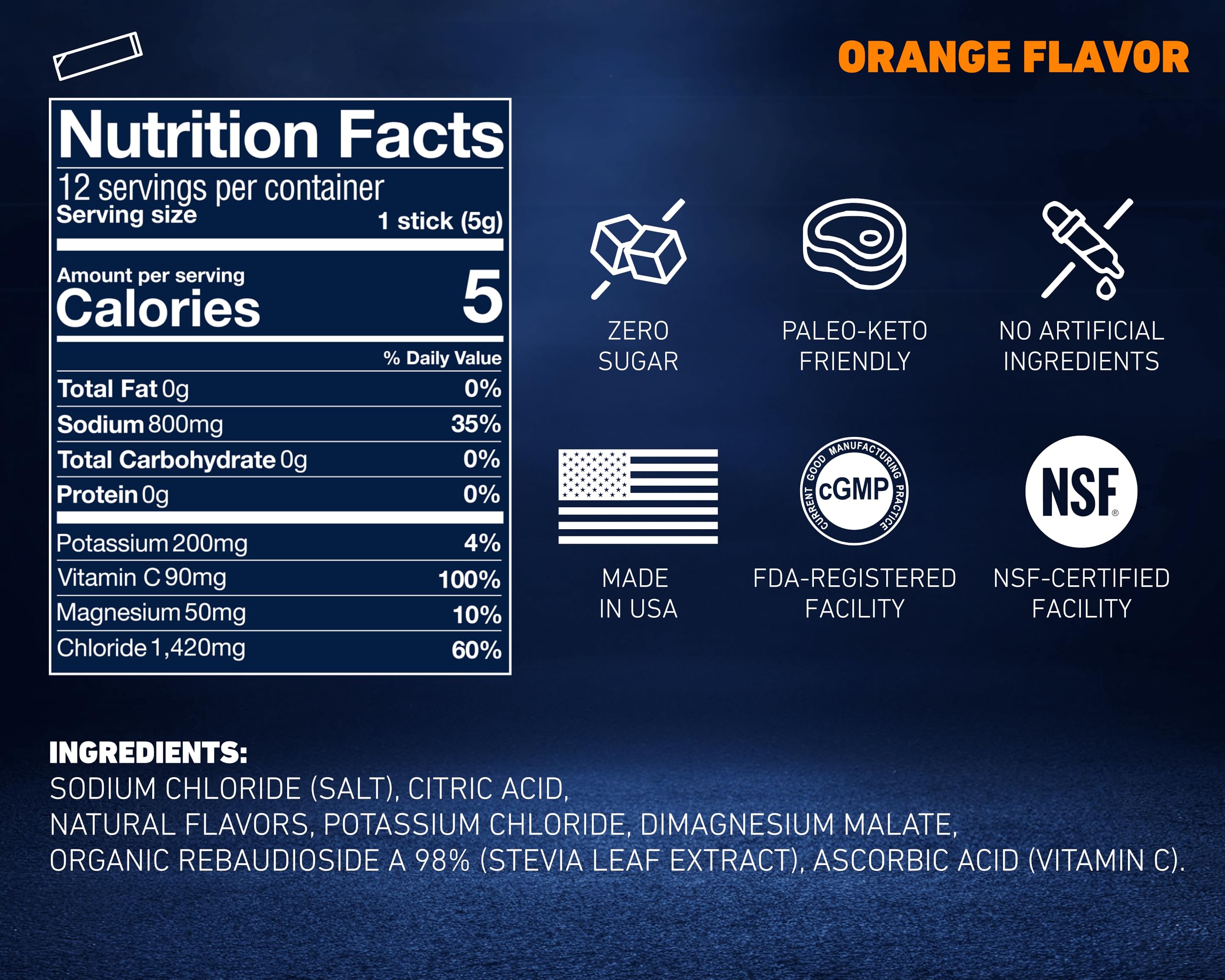 Saltivate Salty Orange convenient recovery support after heat, workouts, or long days