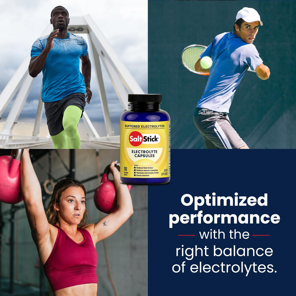 SaltStick capsules in use during a workout for on-the-go hydration