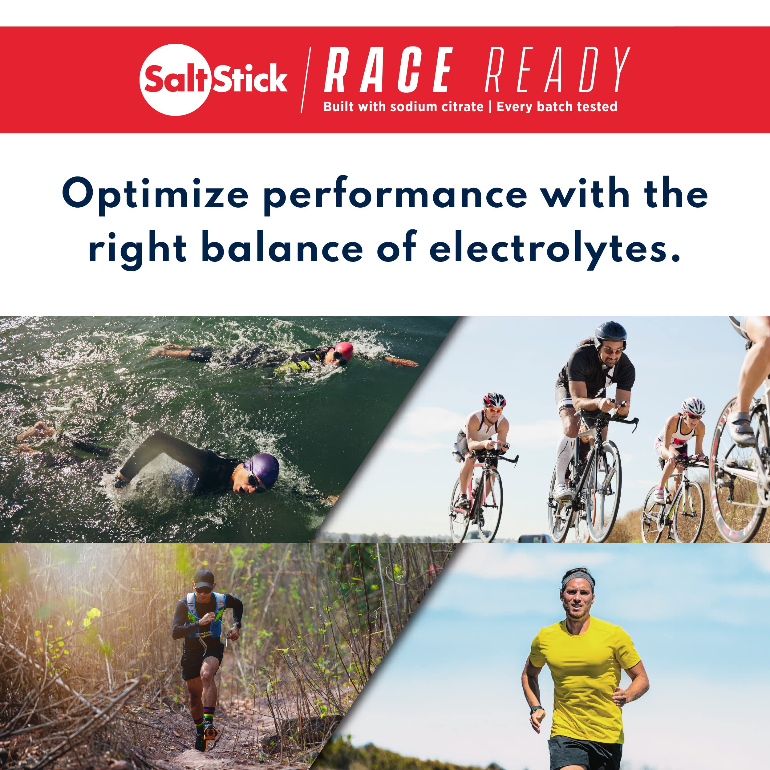 SaltStick caffeine electrolyte pack supporting hydration and stamina during activity.
