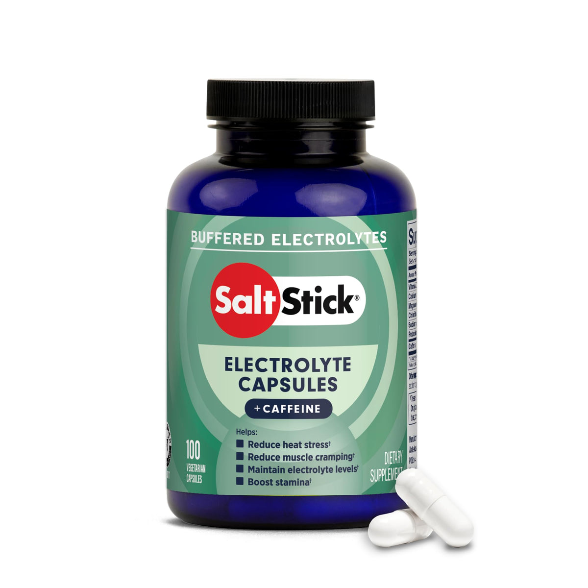 SaltStick Electrolytes with caffeine pill pack ready for endurance workouts.