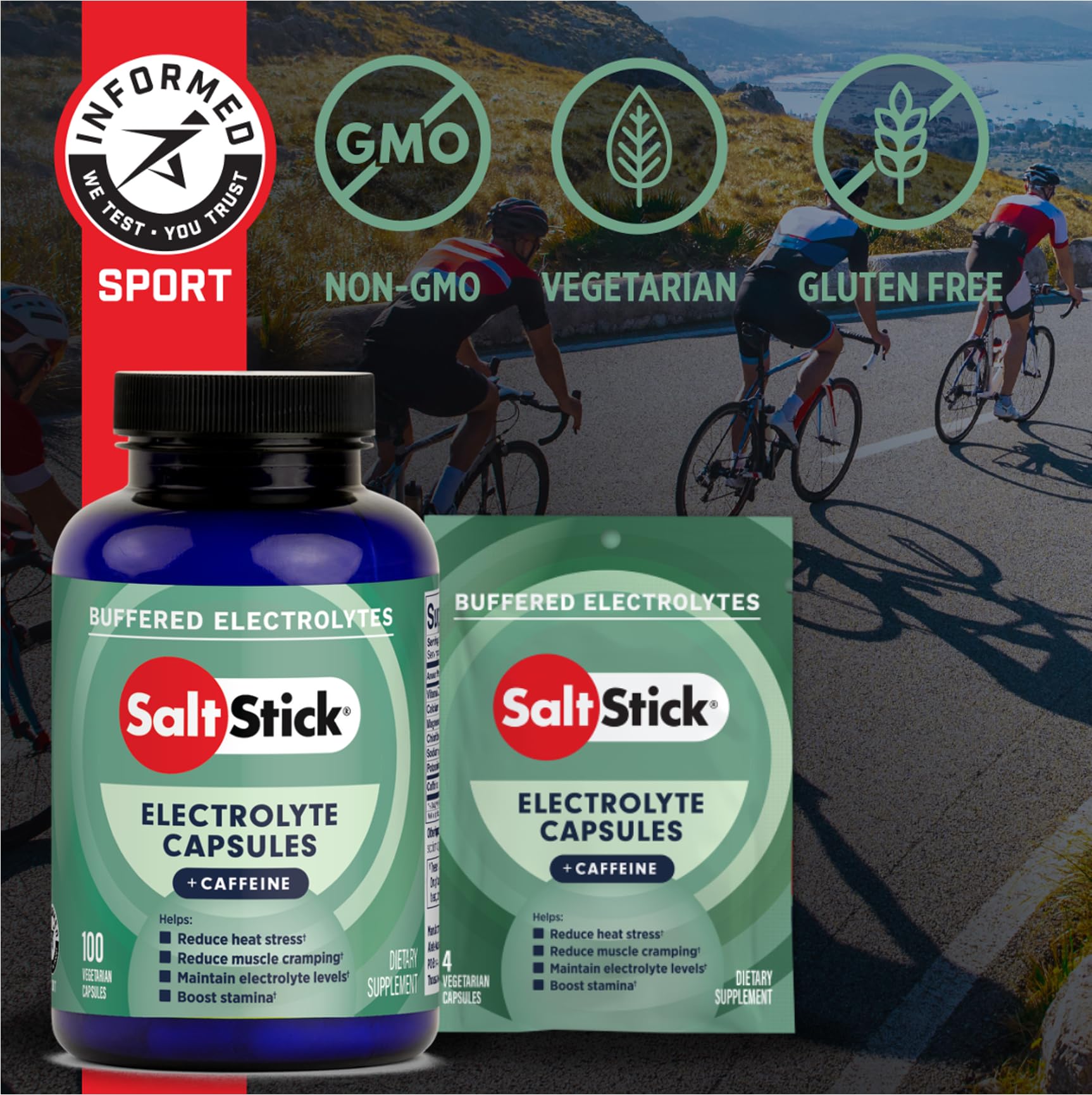 SaltStick electrolytes in action during a long run for hydration.