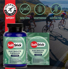 SaltStick electrolytes in action during a long run for hydration.