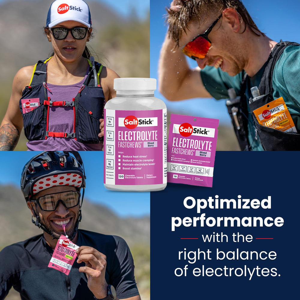 SaltStick FastChews in a gym bag ready for endurance workouts.