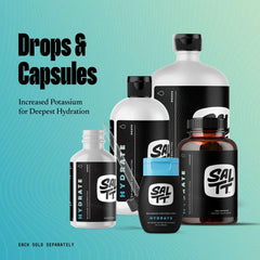 SALTT Hydrate on-the-go pack fits busy schedules