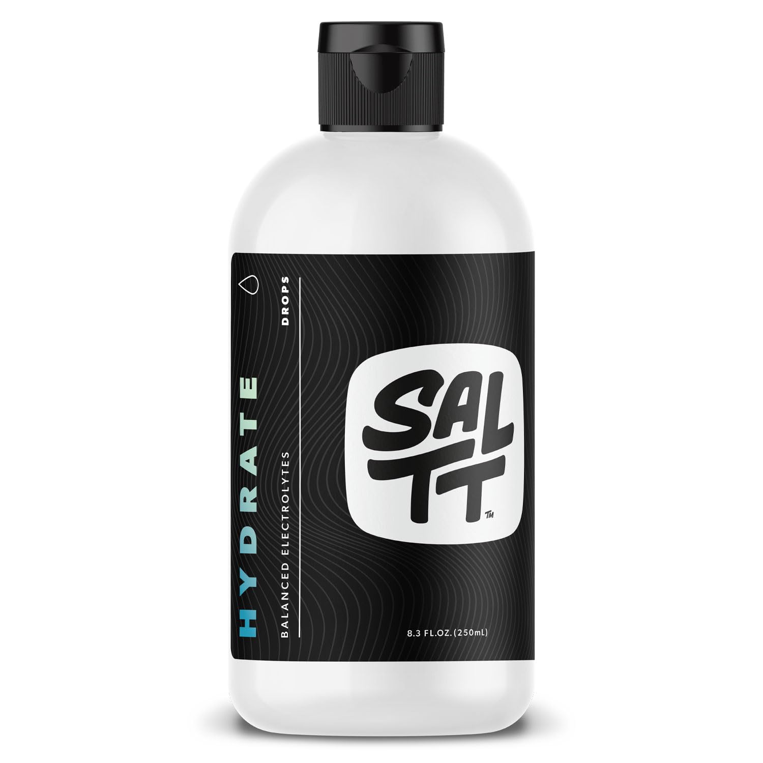 Keto Chow SALTT Hydrate bottle pour for easy on-the-go hydration