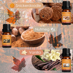 Salubrito aceites otoño vainilla: nota suave para crear ambiente cálido en cualquier habitación.