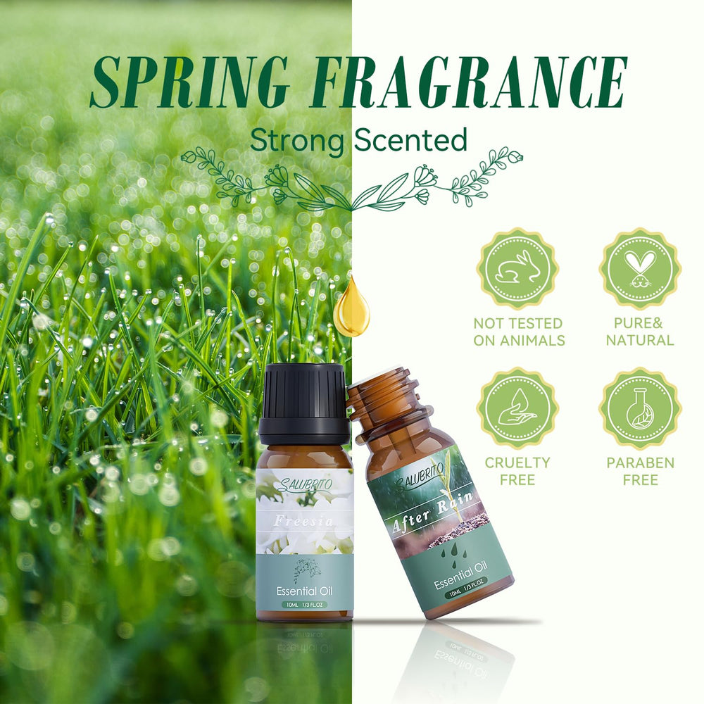 Salubrito after rain scent oil bottle preserves aroma in diffuser