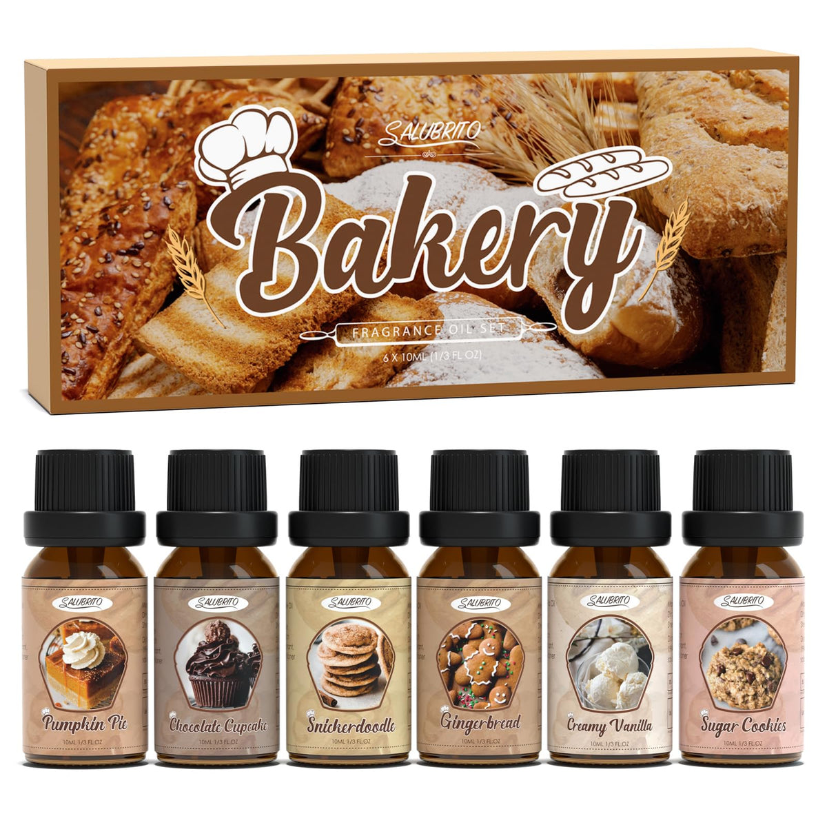 Salubrito Bakery Fragrance Oil Pumpkin Pie: warm comfort for diffusers and DIY candles