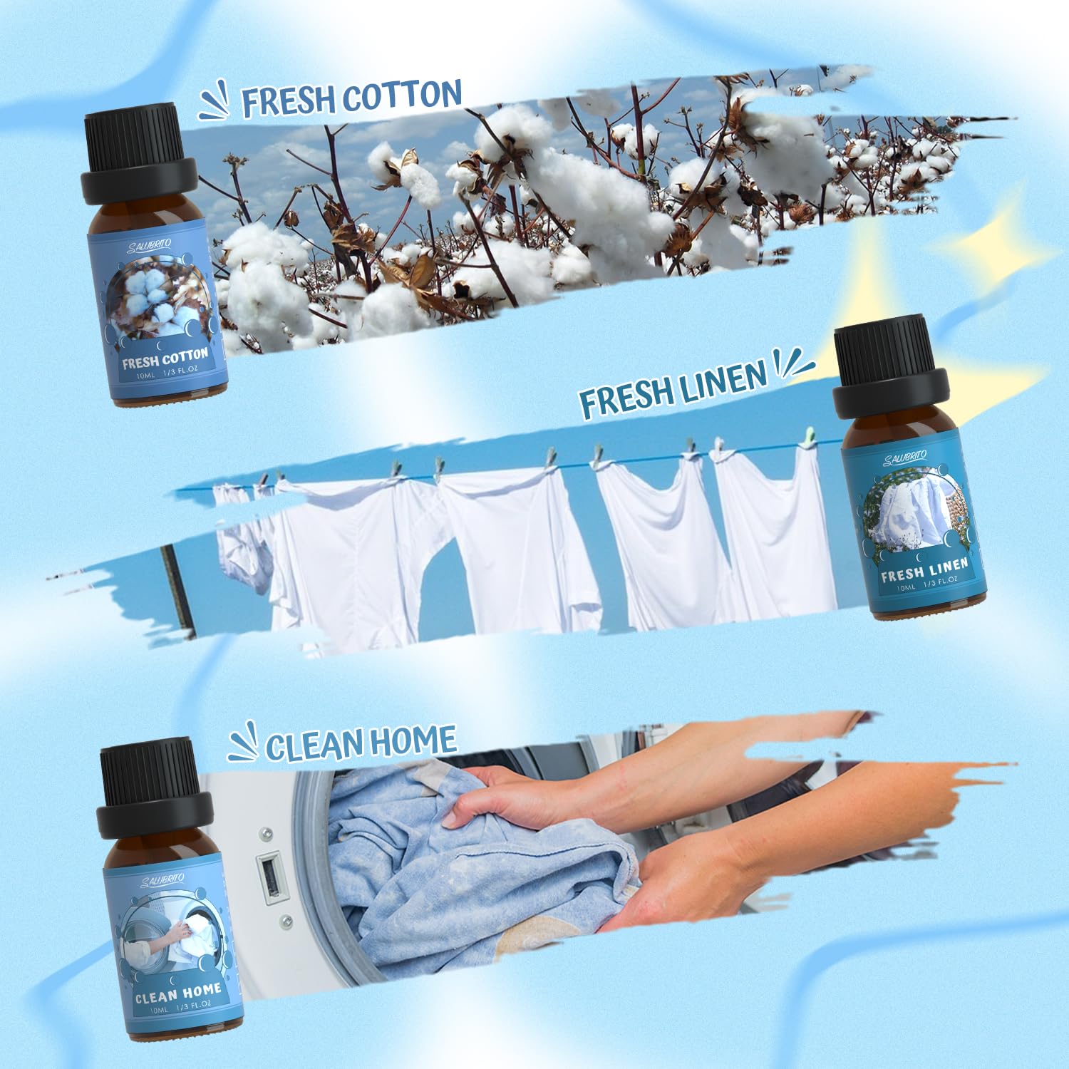 Salubrito candle-making oils ideal for DIY scented candles and home blends.