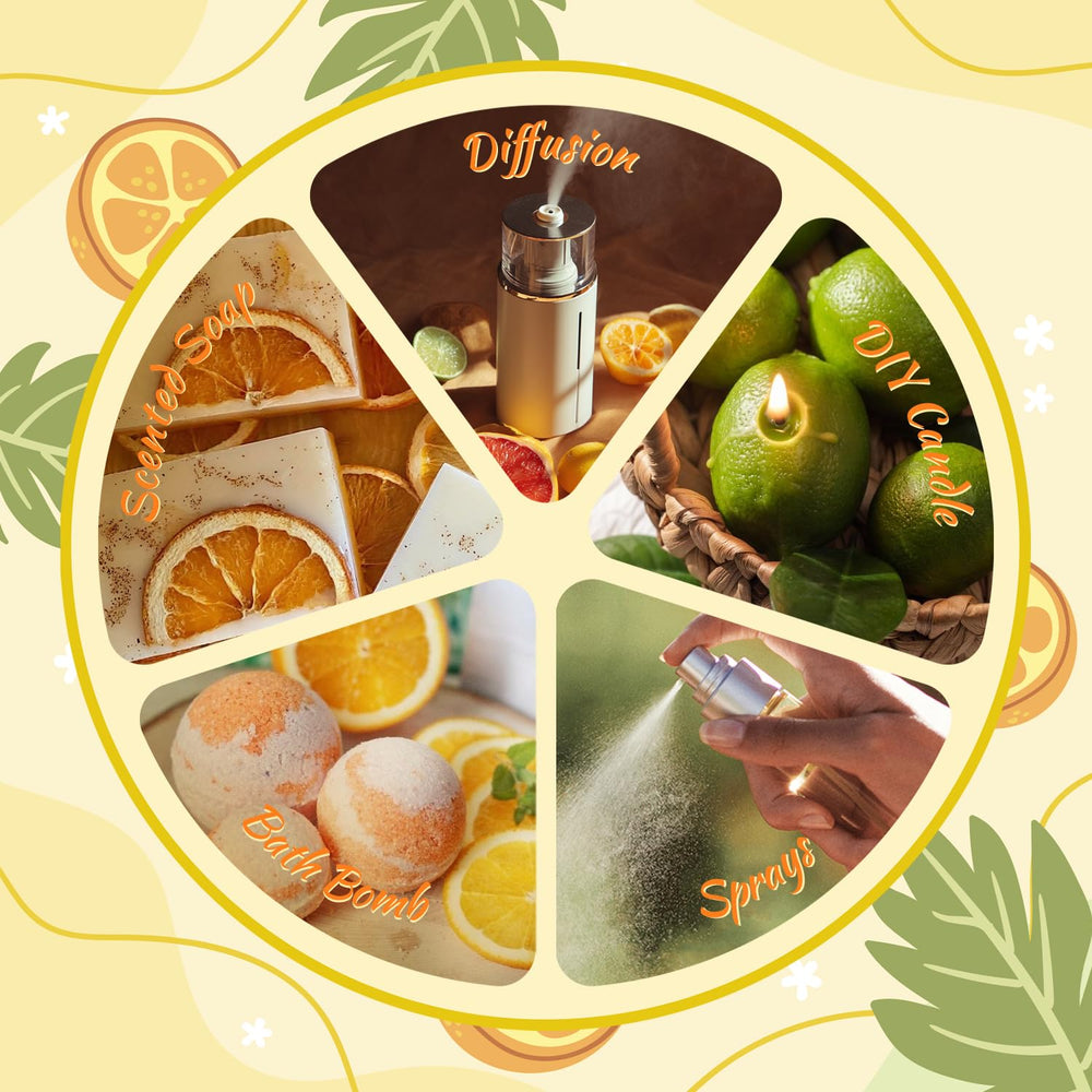 Salubrito Citrus Oils Set evokes bath relaxation and spa-like calm