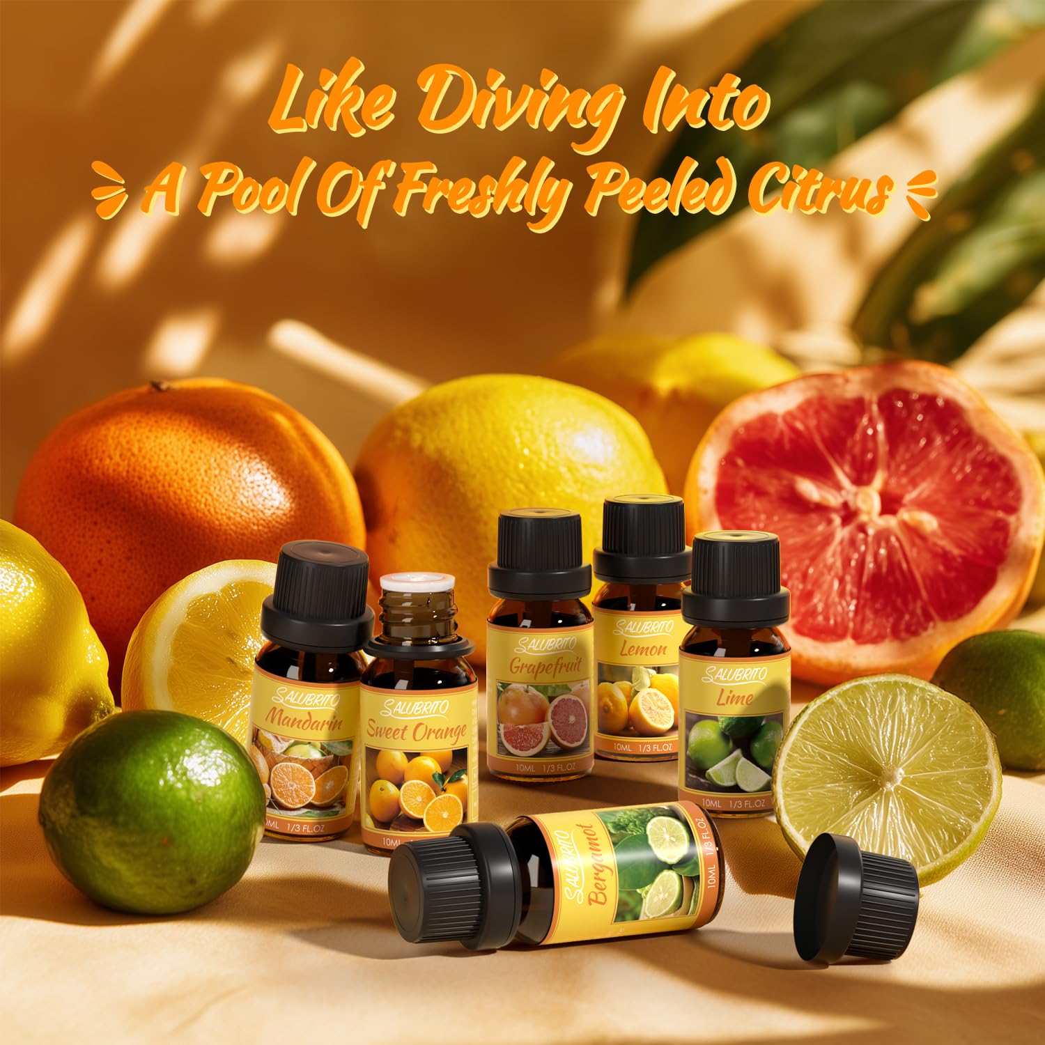 Salubrito Citrus Oils Set great for soap making and DIY skincare