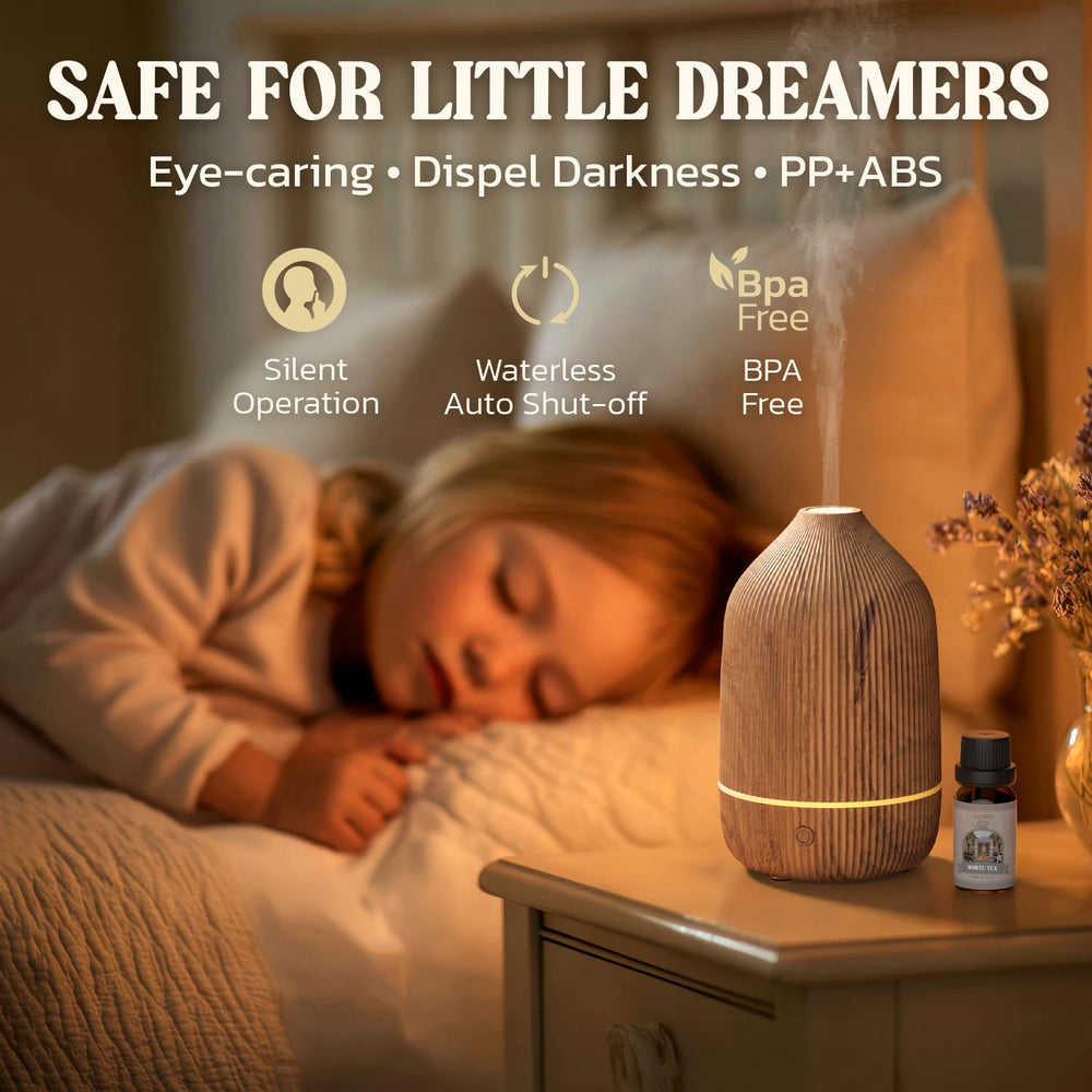 Salubrito diffuser auto shut-off indicator ensures safe nightly use.