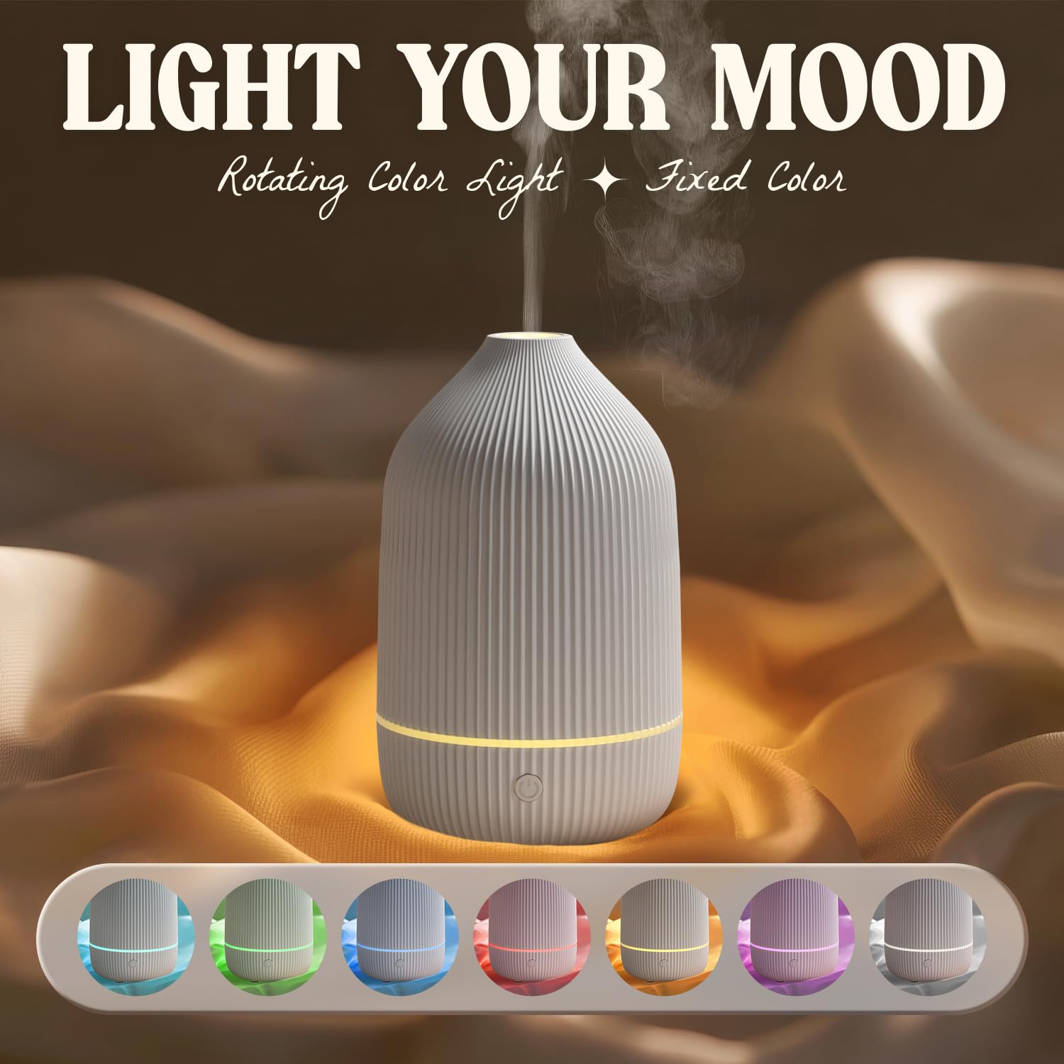 Salubrito diffuser compact side view ideal for desk setups