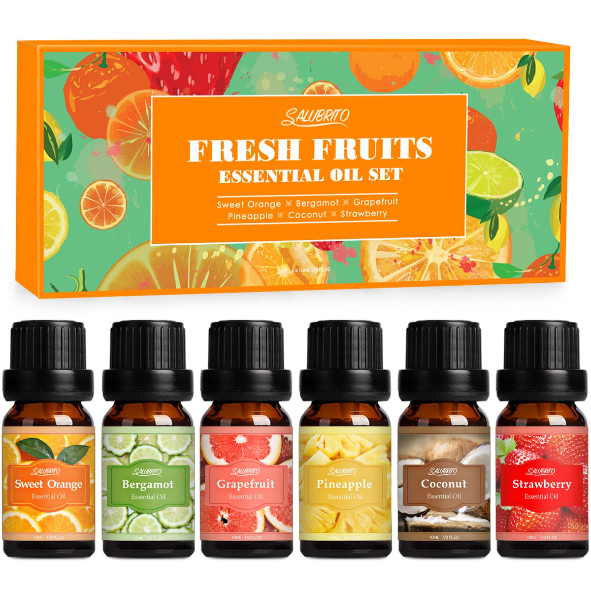 Salubrito strawberry fragrance oil bottle for diffuser and candle making