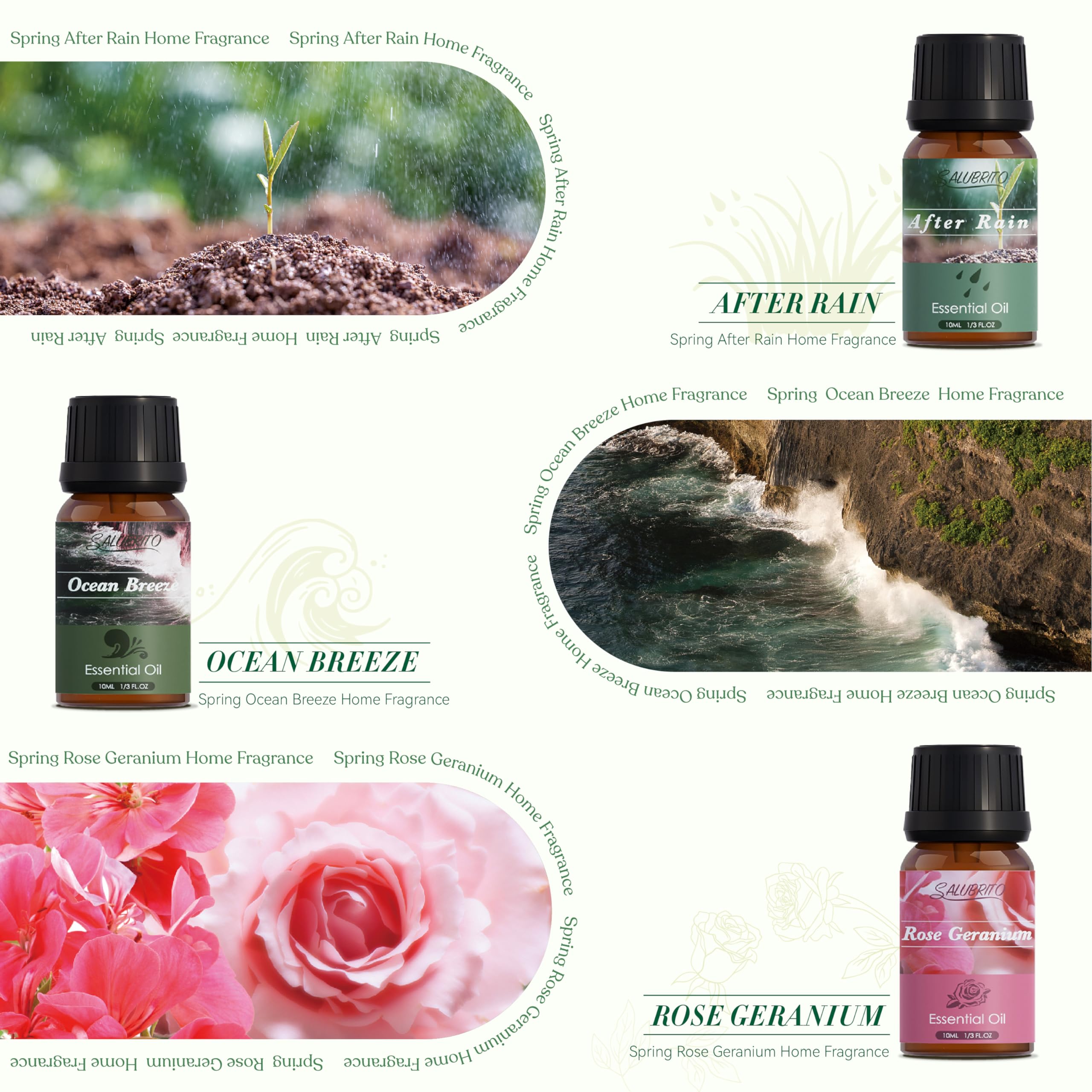 Salubrito gardenia oil aroma for fresh floral notes in diffusers
