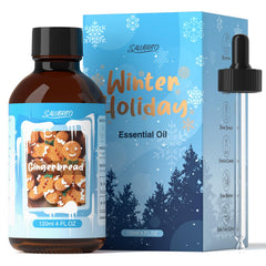 Salubrito Gingerbread essential oil bottle for long lasting winter fragrance