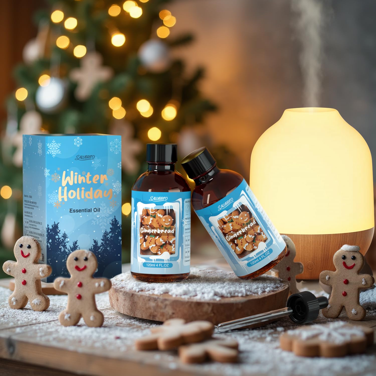 Salubrito Gingerbread scent with cinnamon and nutmeg accents