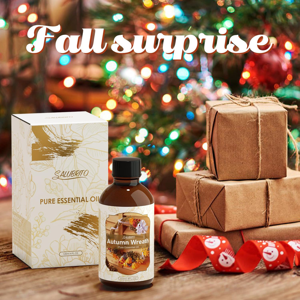Salubrito gold packaging makes a gift-ready autumn fragrance.