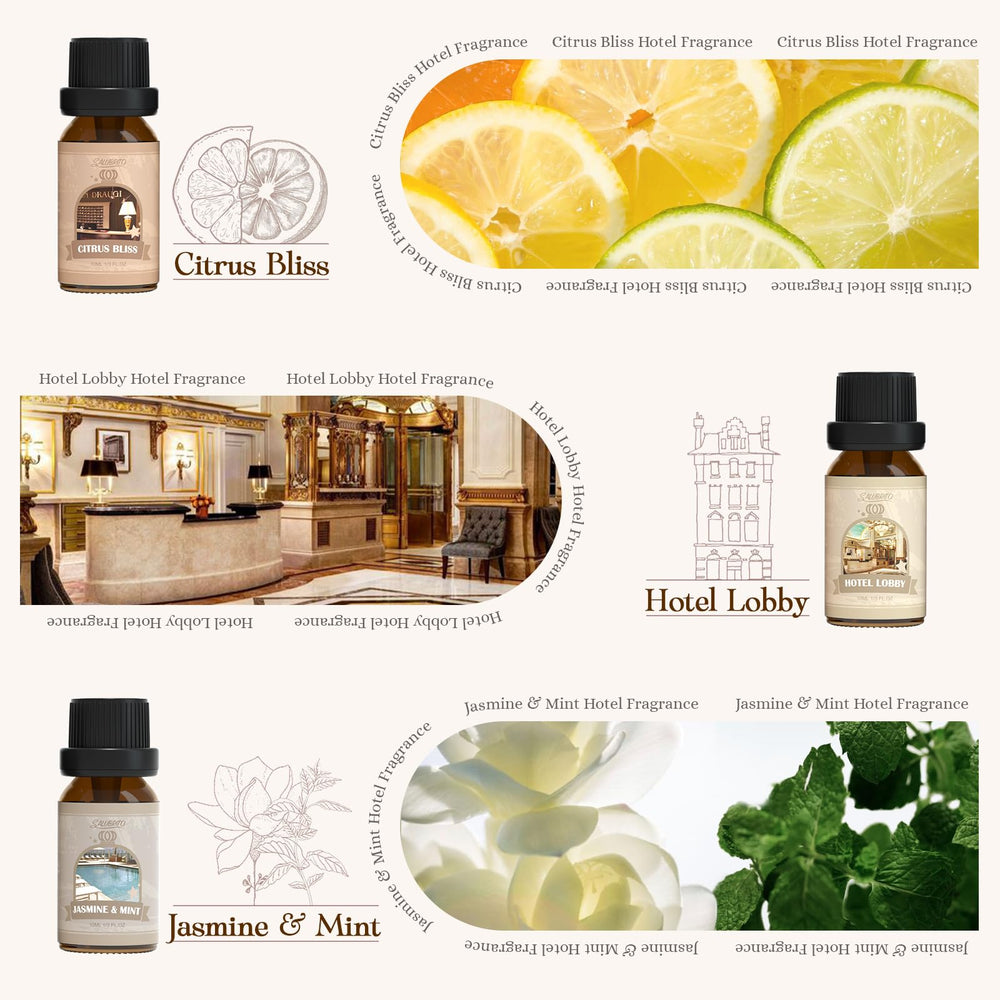Salubrito Lemon & Thyme fragrance bottle lifts energy in rooms.