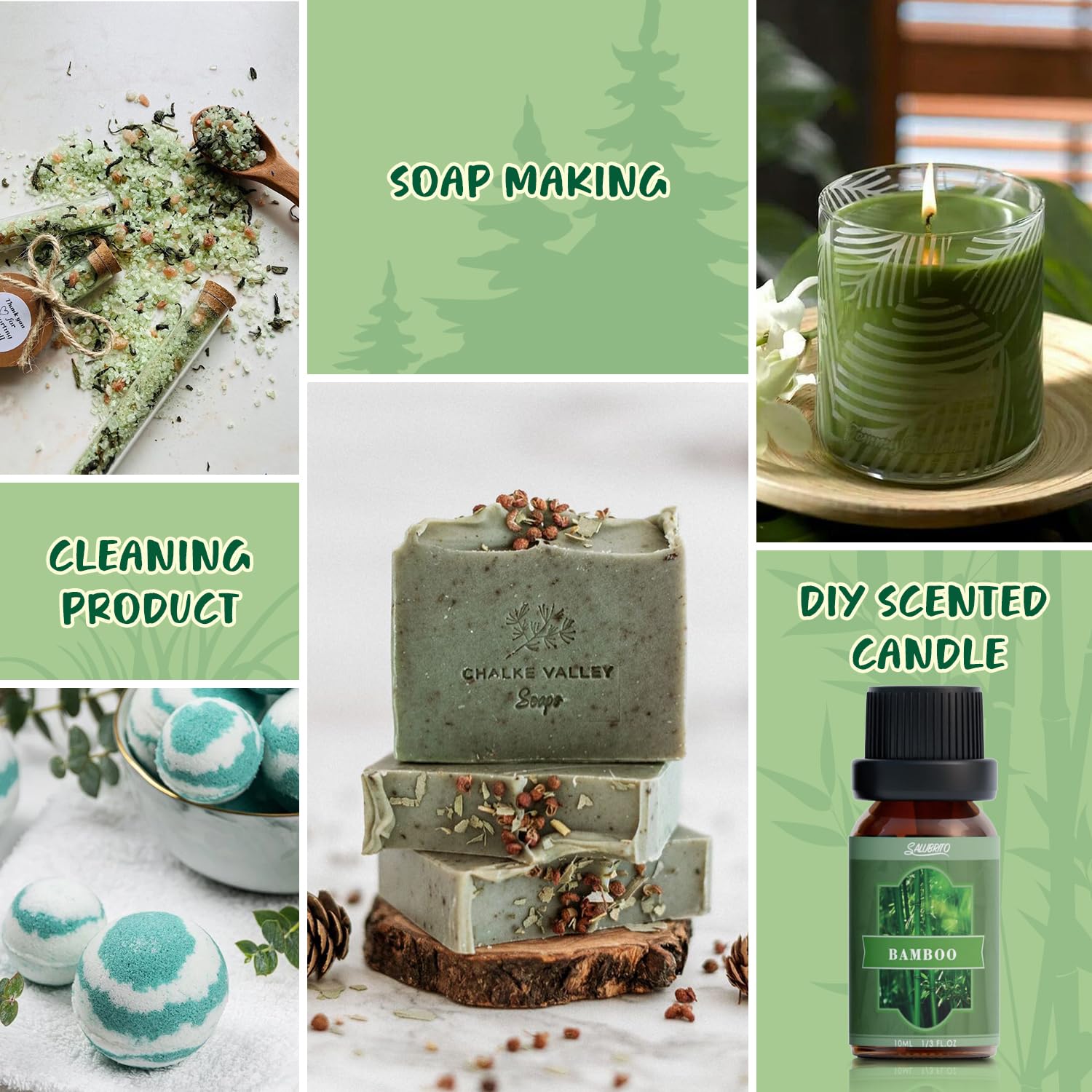 Salubrito Nature Fragrance Set packaging suitable for gifting and DIY projects.
