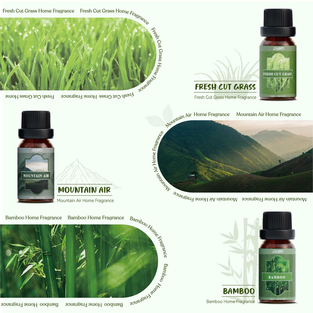Salubrito Nature Fresh Cut Grass oil evokes sunny gardens for spring diffusers.