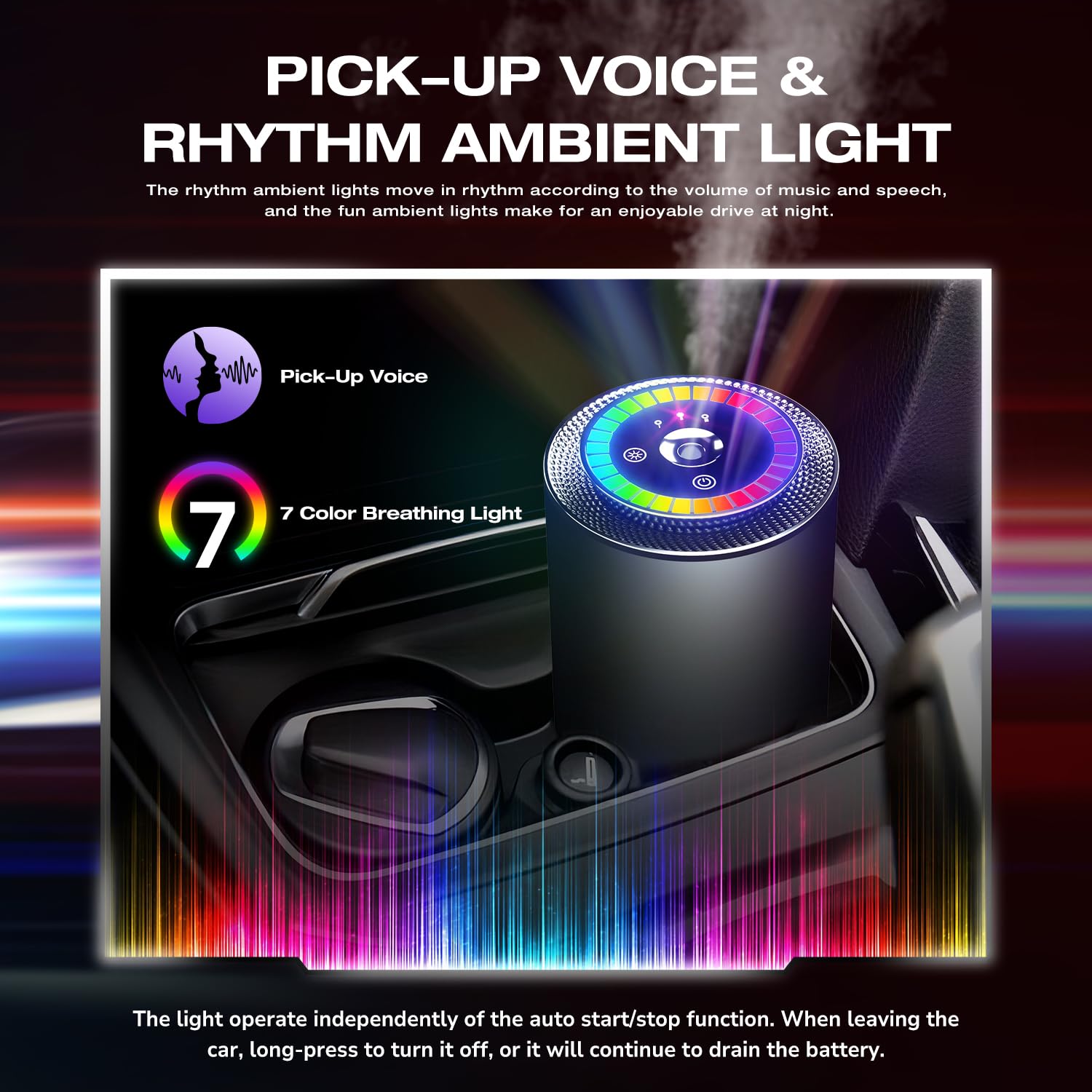 Salubrito portable aroma diffuser shows compact battery ideal for travel.
