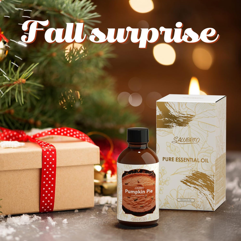 Salubrito Pumpkin Pie fragrance fills living room and car for autumn ambience.