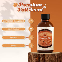 Salubrito Pumpkin Pie oil used in soap making for warm autumn scent.