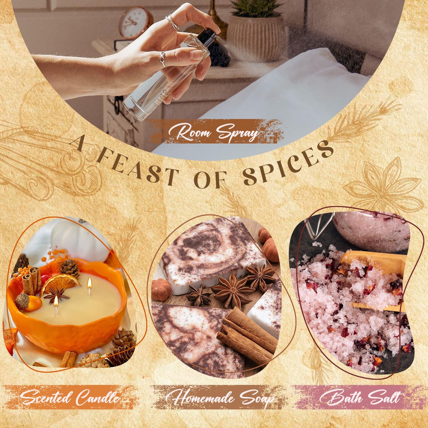 Salubrito Spice Fragrance Oil Vanilla, creamy sweetness for soaps and bath products