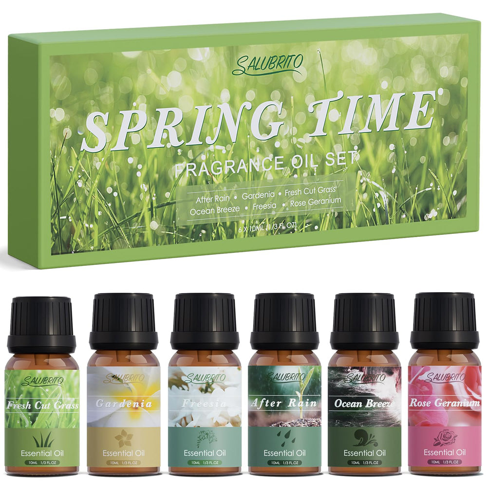 Salubrito spring fragrance set diffuser bottle enhances living spaces