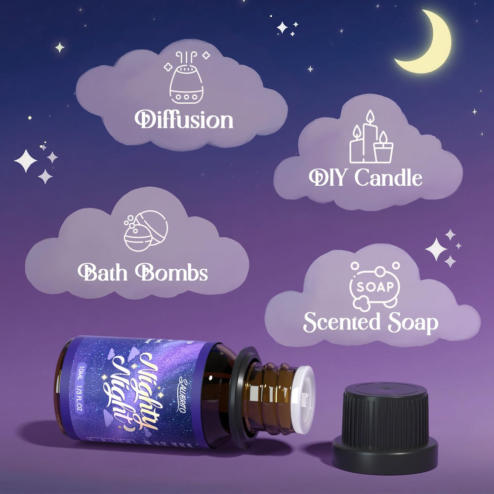 Salubrito Sweet Dream oil bottle with lavender and frankincense notes for soaps.