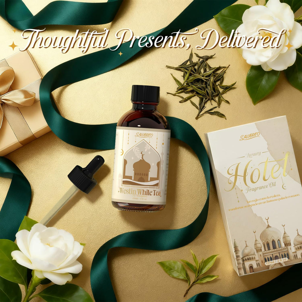 Gift box of Salubrito White Tea for housewarmings and gifting