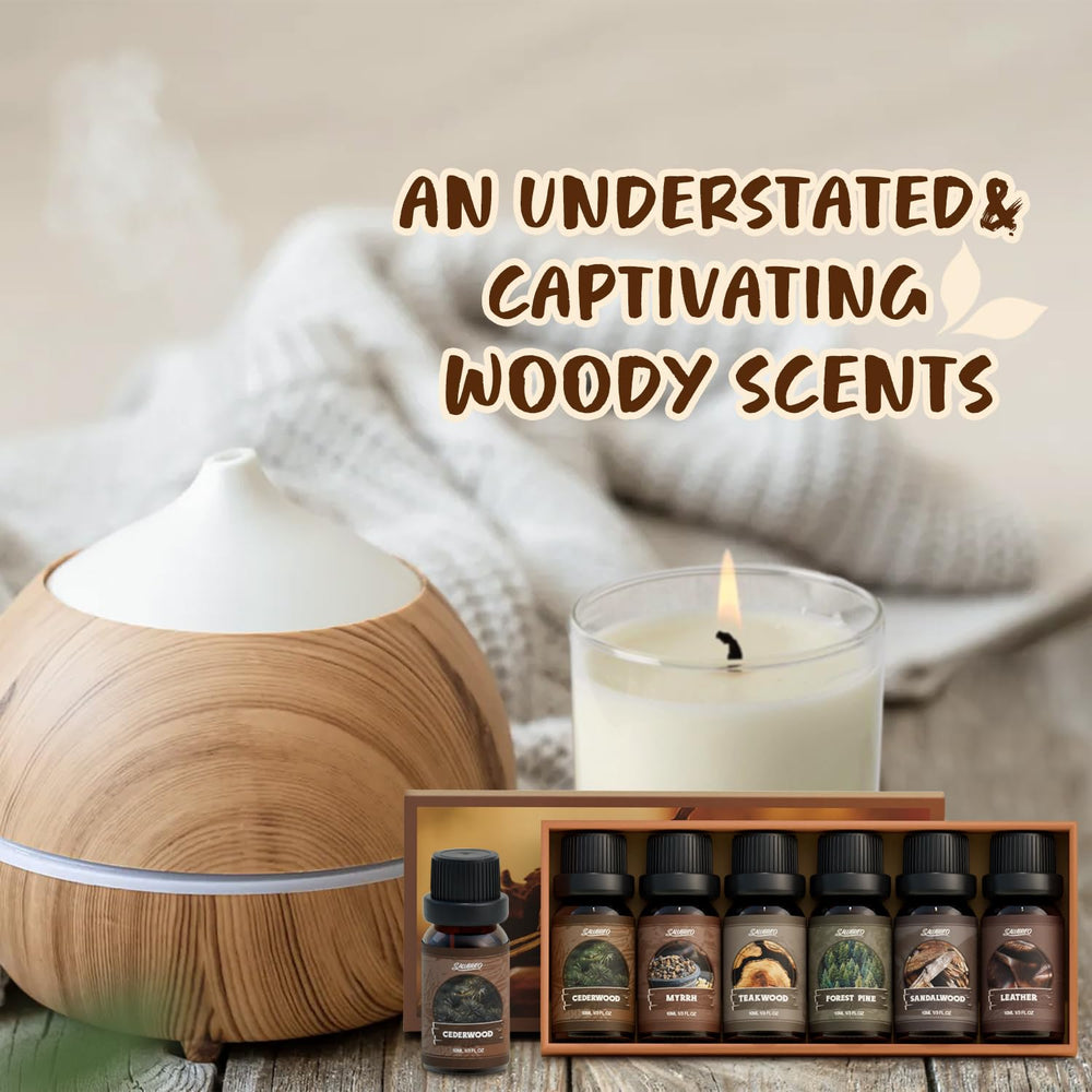 Salubrito woody fragrance set myrrh for resinous depth