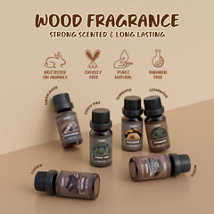 Salubrito woody fragrance set sandalwood for calming spaces