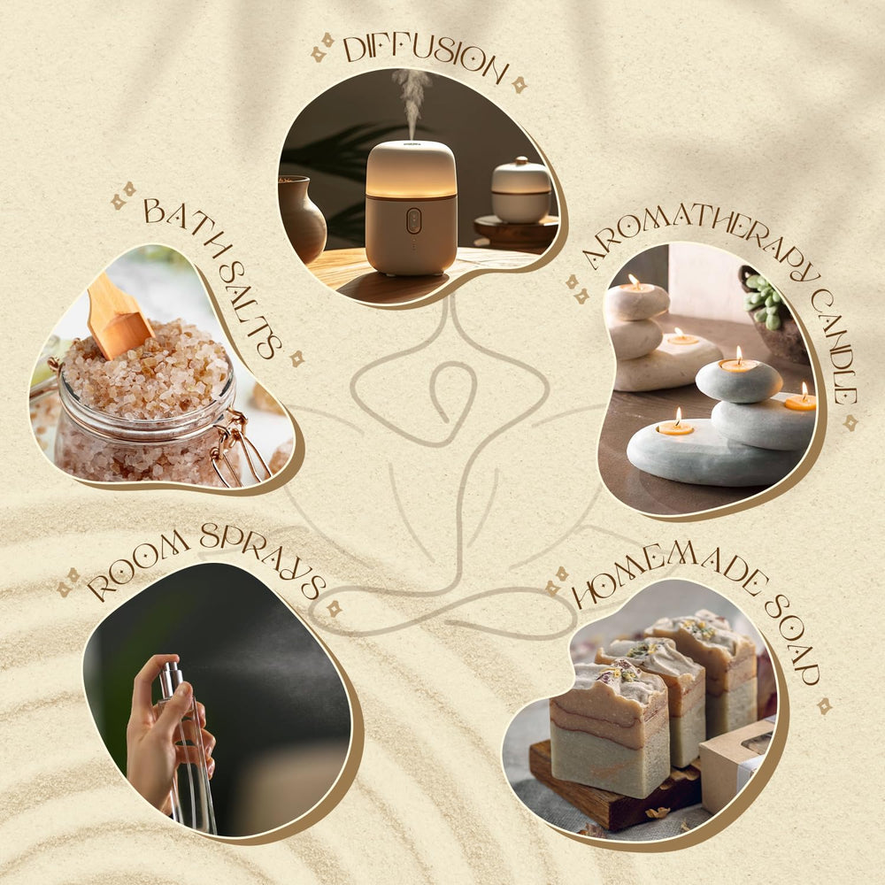 Salubrito Zen fragrance set packaging and display for gifting