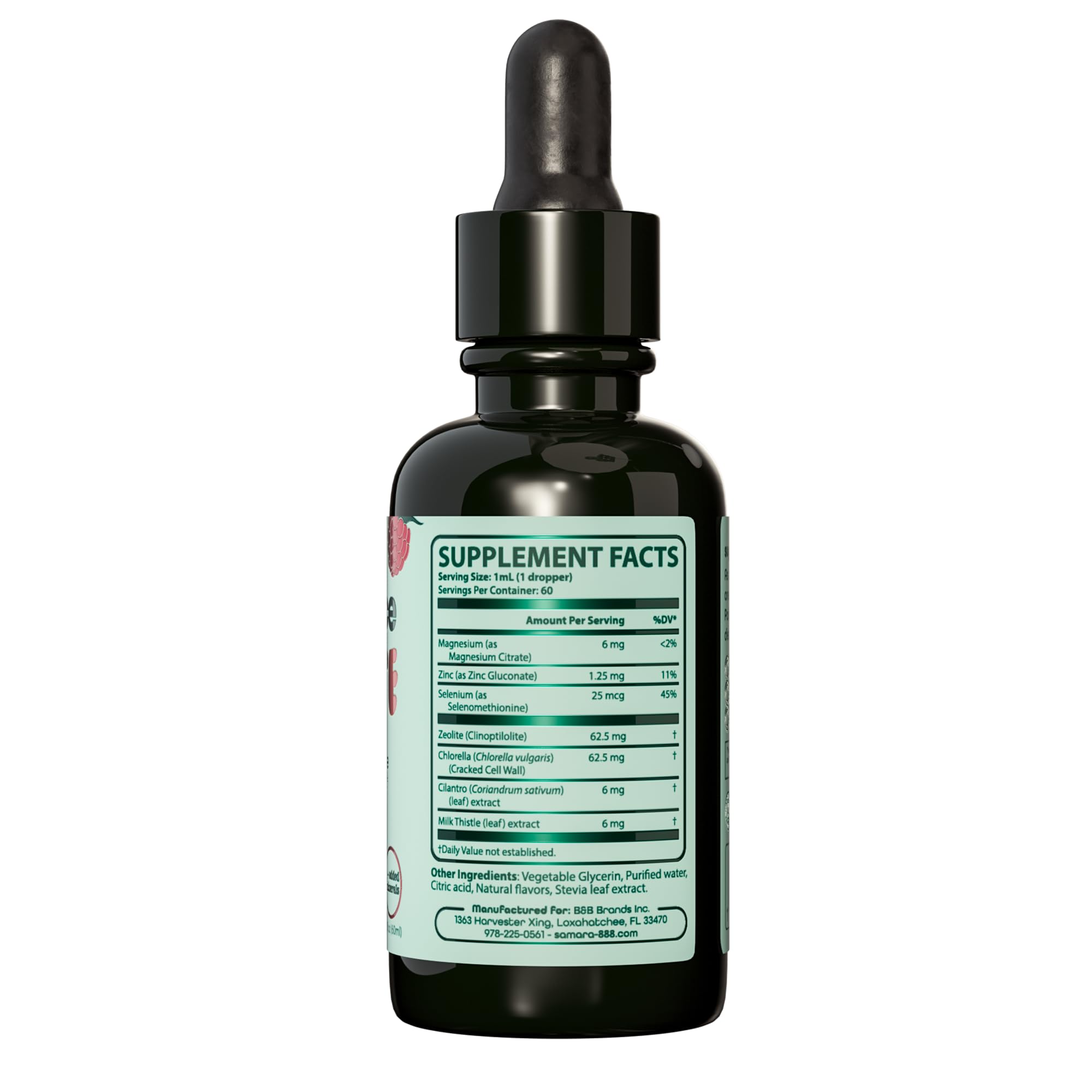 Instruction label with dosage and usage tips.