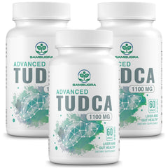 Sambugra TUDCA bottle front for liver support