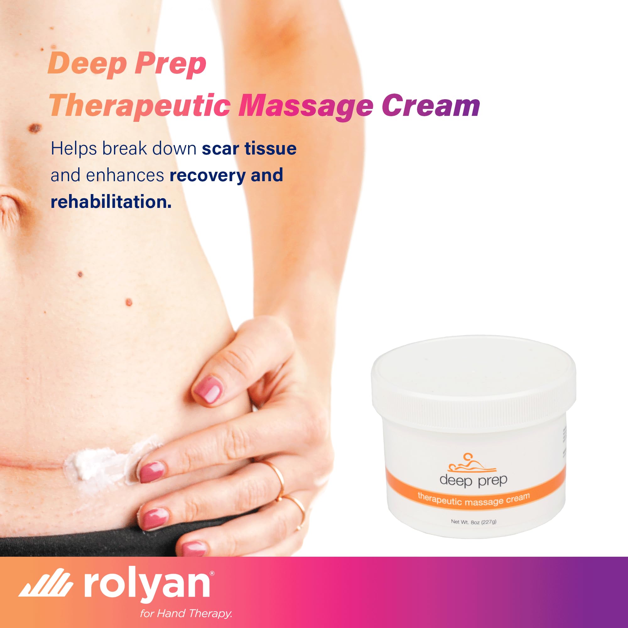Sammons Preston Deep Prep promotes smooth glide for soft tissue work.