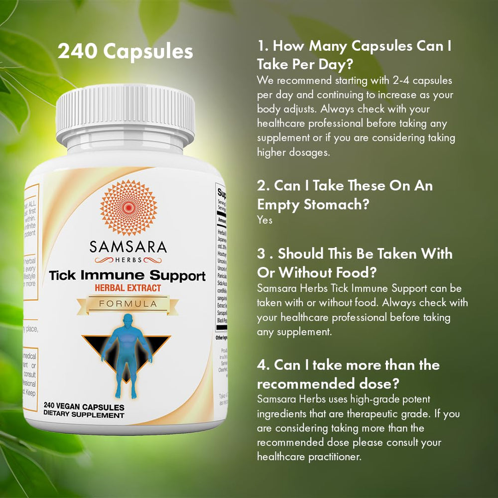 Samsara Andrographis ingredient revealing a high-strength extract.