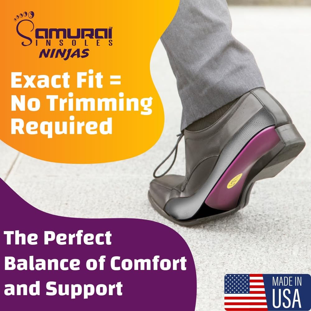 Samurai Insoles Ninjas polypropylene material delivers durable, springy arch support